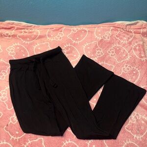 PrettyLittleThing Black Boot Cut Pants